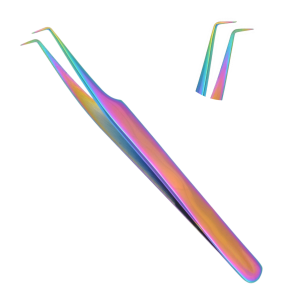 90 Degree Eyelash Tweezers Multi Color