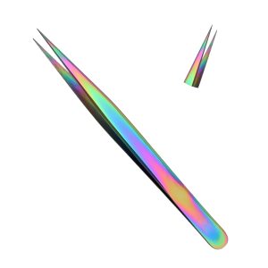 Straight Eyelash Tweezers Multi Color