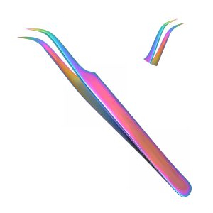 Ultimate Curved Eyelash Tweezers Multi Color